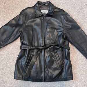 Wilsons Pelle Studio Leather Jacket for Men with Thinsulate Ultra Insulation XL